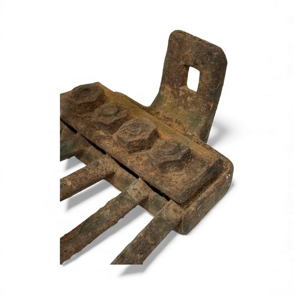 Antique 5 Tine Garden Cultivator Rustic Farmhouse Decor - Picture 10 of 17